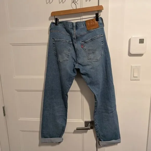 Levi's/501 Light Blue Jeans Sz 31 L32 - Picture 3 of 10